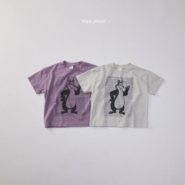 Hamm's Bear短袖上衣 韓國童裝,韓國代購,童裝推薦,男女童裝,韓系穿搭,波波童選基地,BOBOSTUDIO