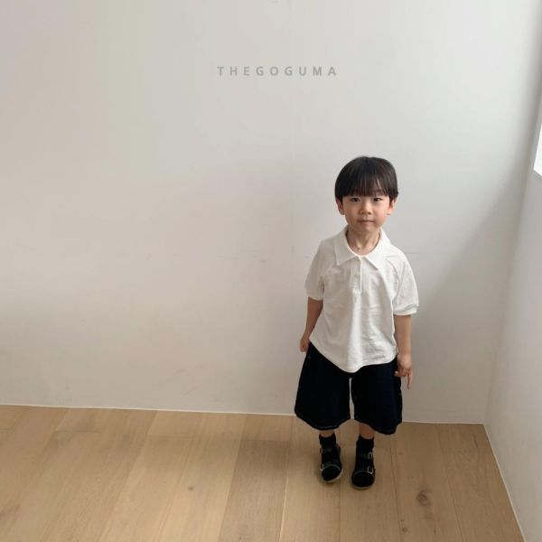 基礎剪裁牛仔百慕達短褲 韓國童裝,男童夏裝,中性童裝,童裝推薦,2026夏季童裝,男童穿搭,韓系童裝,中性穿搭,韓國代購
