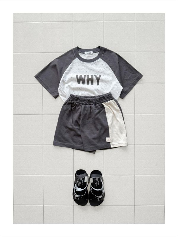 雙色拼接運動短褲 韓國童裝,男童夏裝,中性童裝,童裝推薦,2026夏季童裝,男童穿搭,韓系童裝,中性穿搭,韓國代購