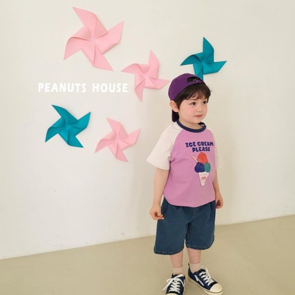 冰淇淋短袖上衣 韓國童裝,男童夏裝,中性童裝,童裝推薦,2026夏季童裝,男童穿搭,韓系童裝,中性穿搭,韓國代購