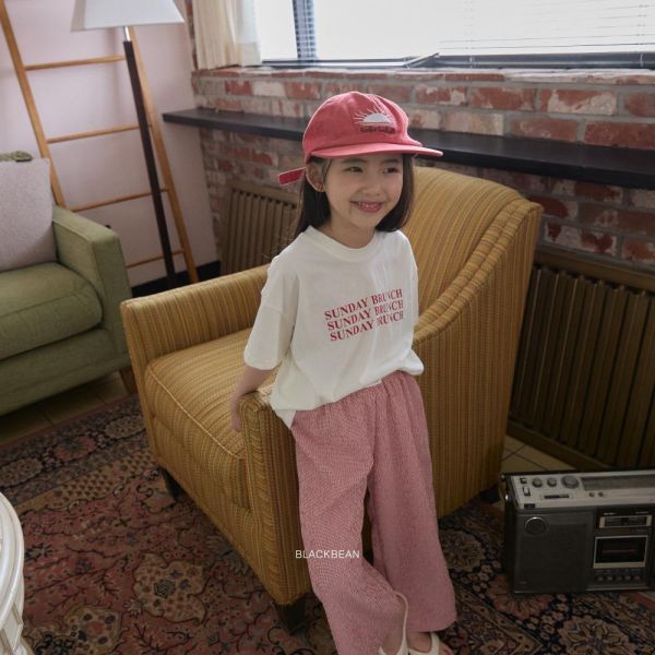 假日早午餐短袖上衣-親子款 韓國童裝,男童夏裝,中性童裝,童裝推薦,2026夏季童裝,男童穿搭,韓系童裝,中性穿搭,韓國代購