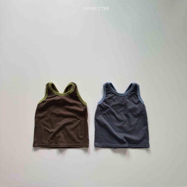 跳色條紋坦克背心 韓國童裝,男童夏裝,中性童裝,童裝推薦,2026夏季童裝,男童穿搭,韓系童裝,中性穿搭,韓國代購