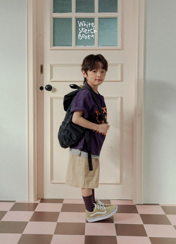 美式海軍舵輪短袖上衣 韓國童裝,男童夏裝,中性童裝,童裝推薦,2026夏季童裝,男童穿搭,韓系童裝,中性穿搭,韓國代購