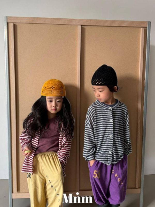 條紋坑條針織罩衫外套 韓國童裝,男童夏裝,中性童裝,童裝推薦,2026夏季童裝,男童穿搭,韓系童裝,中性穿搭,韓國代購