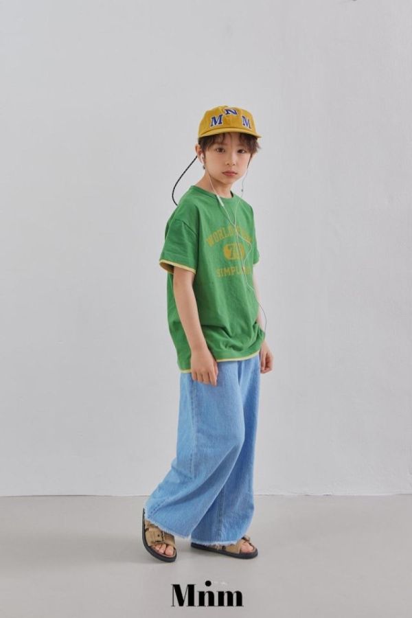 復古抽鬚牛仔長褲 韓國童裝,男童夏裝,中性童裝,童裝推薦,2026夏季童裝,男童穿搭,韓系童裝,中性穿搭,韓國代購