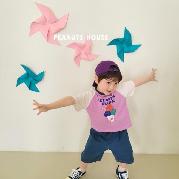 冰淇淋短袖上衣 韓國童裝,男童夏裝,中性童裝,童裝推薦,2026夏季童裝,男童穿搭,韓系童裝,中性穿搭,韓國代購