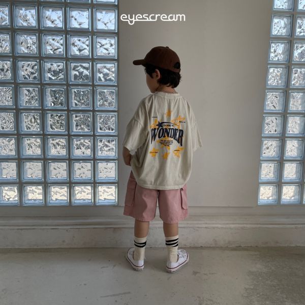 星星WONDER短袖上衣 韓國童裝,質感童裝,童裝推薦,韓系風格,男女童裝,韓風穿搭,韓國代購,韓國空運,親子穿搭