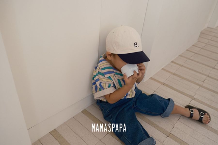 檸檬千層翻領短袖上衣 韓國童裝,質感童裝,童裝推薦,韓系風格,男女童裝,韓風穿搭,韓國代購,韓國空運,親子穿搭