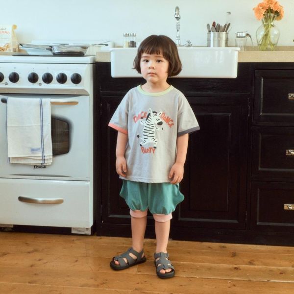 動物跳舞短袖上衣 韓國童裝,男童夏裝,中性童裝,童裝推薦,2026夏季童裝,男童穿搭,韓系童裝,中性穿搭,韓國代購