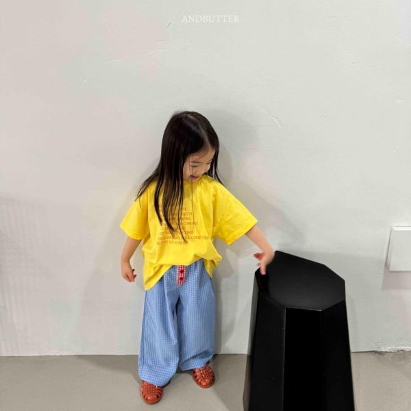 撞色格紋居家休閒長褲 韓國童裝,男童夏裝,中性童裝,童裝推薦,2026夏季童裝,男童穿搭,韓系童裝,中性穿搭,韓國代購