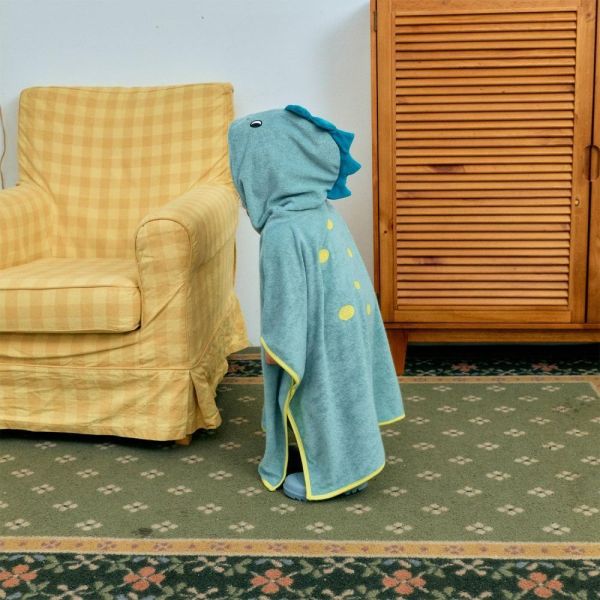 玩水必備!恐龍連帽沙灘巾 韓國童裝,男童夏裝,中性童裝,童裝推薦,2026夏季童裝,男童穿搭,韓系童裝,中性穿搭,韓國代購