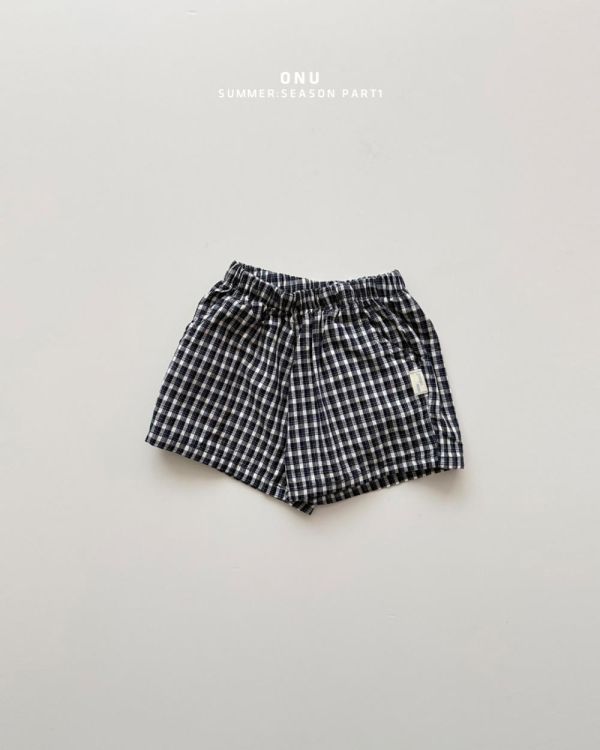 MINI格紋休閒短褲 韓國童裝,男童夏裝,中性童裝,童裝推薦,2026夏季童裝,男童穿搭,韓系童裝,中性穿搭,韓國代購