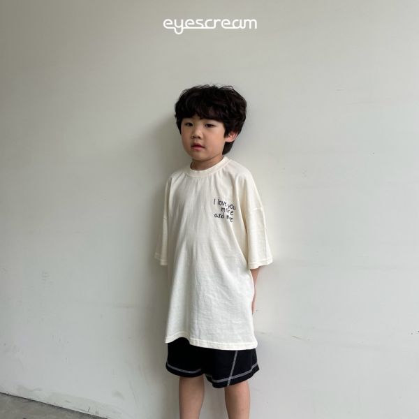 滿滿的愛短袖上衣 韓國童裝,質感童裝,童裝推薦,韓系風格,男女童裝,韓風穿搭,韓國代購,韓國空運,親子穿搭