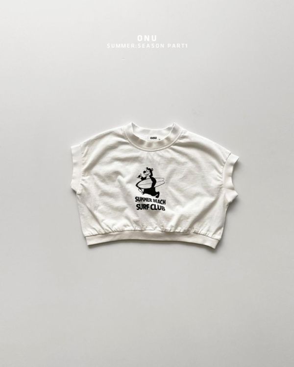 衝浪小熊短袖上衣 韓國童裝,男童夏裝,中性童裝,童裝推薦,2026夏季童裝,男童穿搭,韓系童裝,中性穿搭,韓國代購