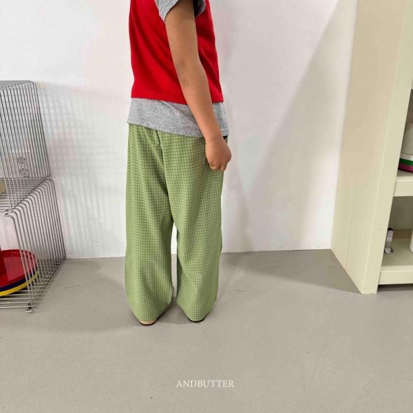 撞色格紋居家休閒長褲 韓國童裝,男童夏裝,中性童裝,童裝推薦,2026夏季童裝,男童穿搭,韓系童裝,中性穿搭,韓國代購