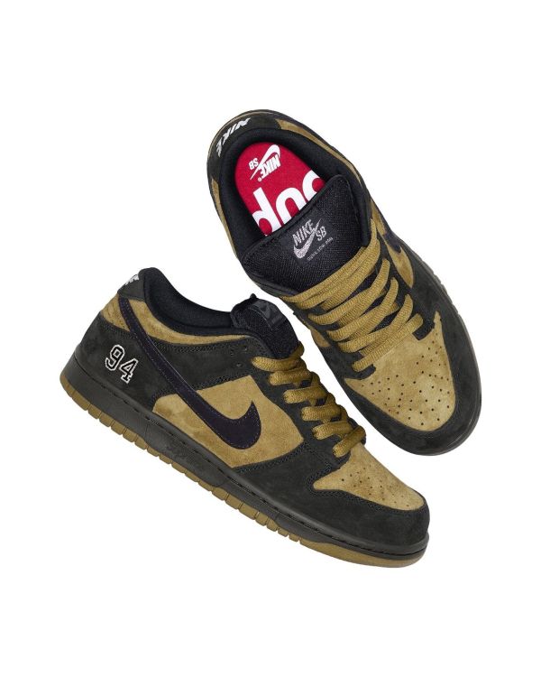 Supreme®/Nike® SB Dunk Low Camper Green 亞洲限定 綠色 Supreme,SB Dunk,Camper Green,亞洲限定,HQ8487-300