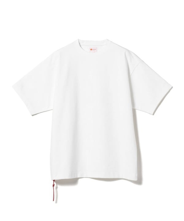 Beams Japan 寬鬆彈性紅繩短T Beams,綁繩T,短袖T,紅繩,Japan, Beams Japan