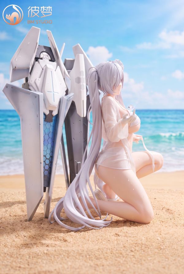 BM彼夢 沙灘上的白髮少女 