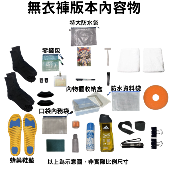 新兵入伍大禮包無衣服褲子版本 新兵入伍大禮包