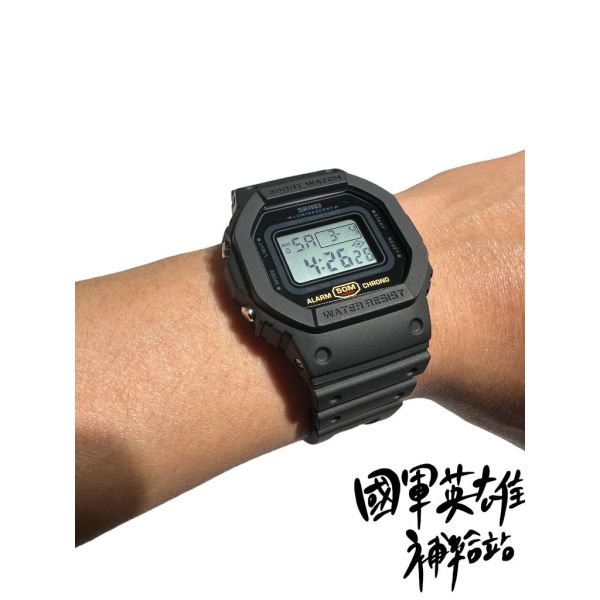 防水電子錶【附使用教學影片】【保固一個月】 當兵手錶