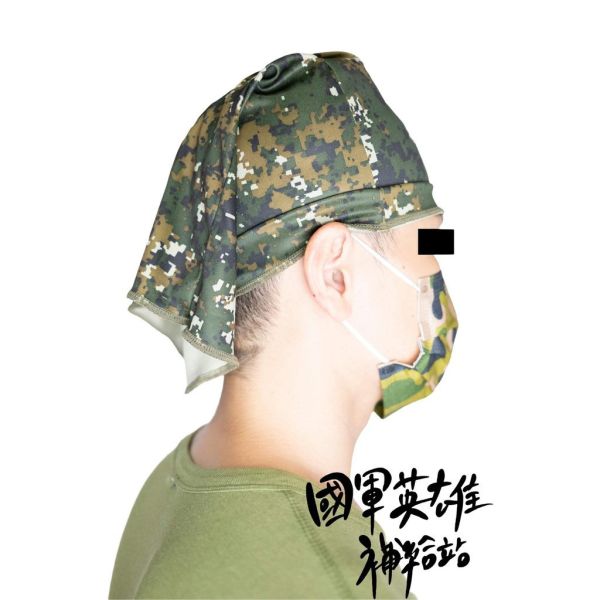 涼感數位迷彩頭巾 