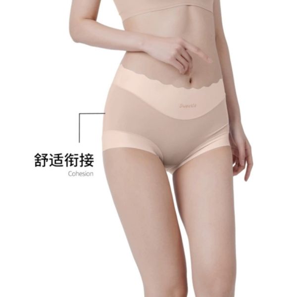60支蘭精莫代爾100%桑蠶絲抗菌內褲高腰收腹提臀內褲大尺碼 60支蘭精莫代爾 100%桑蠶絲 抗菌內褲 高腰 提臀 大尺碼