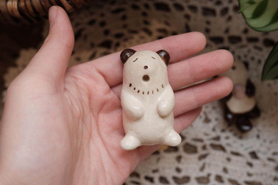 kis_room睡覺動物 招財、招財貓、陶偶、手作、職人、藝術家、招財動物、發財、玩具