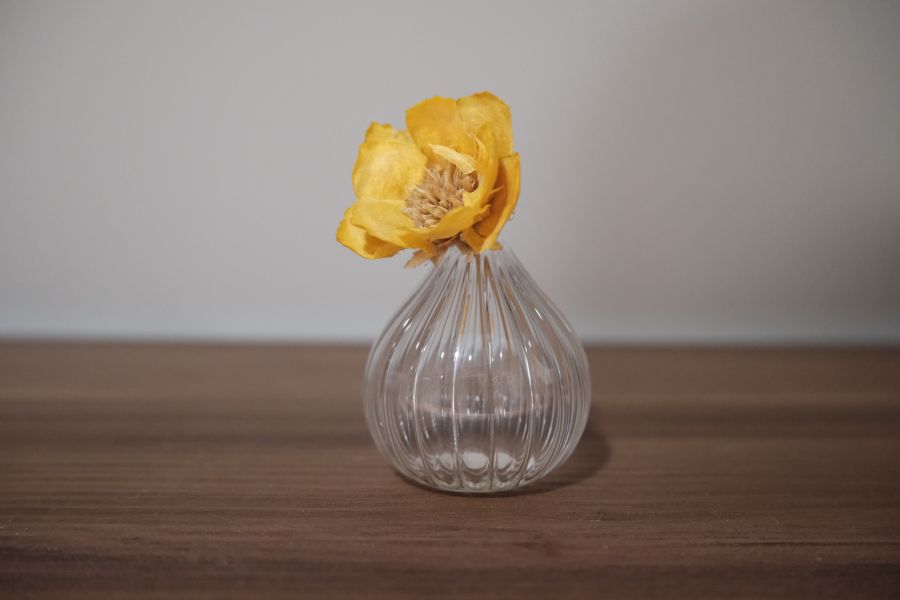 光行硝子企画- 玻璃紋路小花瓶 