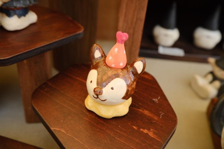 kis room 帽子動物系列 招財、招財貓、陶偶、手作、職人、藝術家、招財動物、發財、公仔、擺件、陶藝