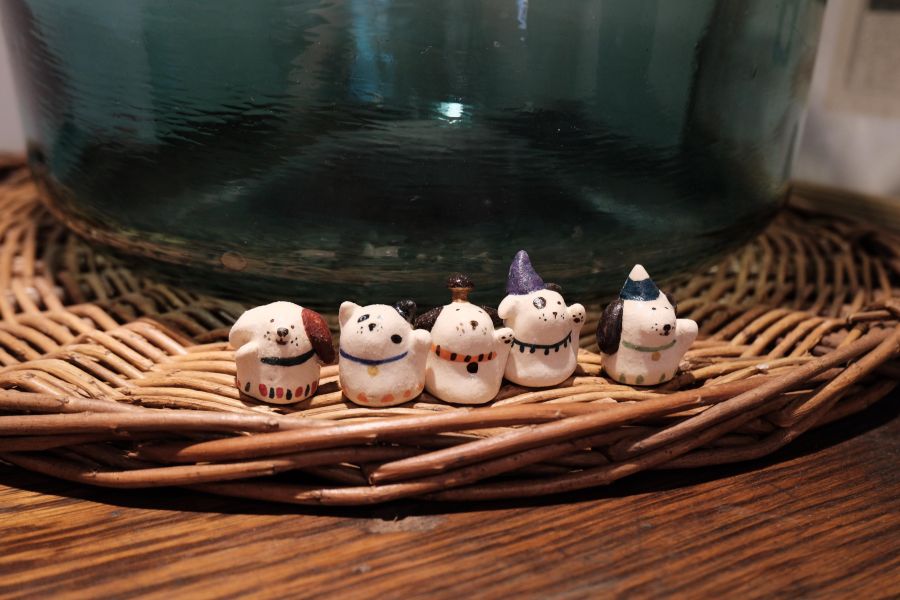 kis room 招財小動物系列 - 狗勾 招財、招財貓、陶偶、手作、職人、藝術家、招財動物、發財、公仔、擺件、陶藝