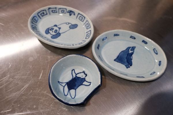 滿月窯-食蟻獸湯尺陶盤 