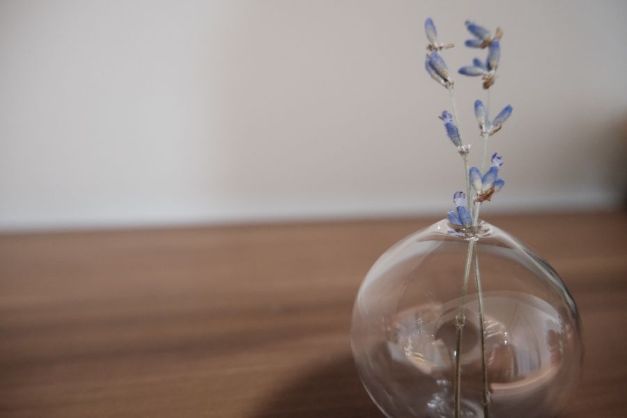 光行硝子企画- 玻璃圓形小花瓶 