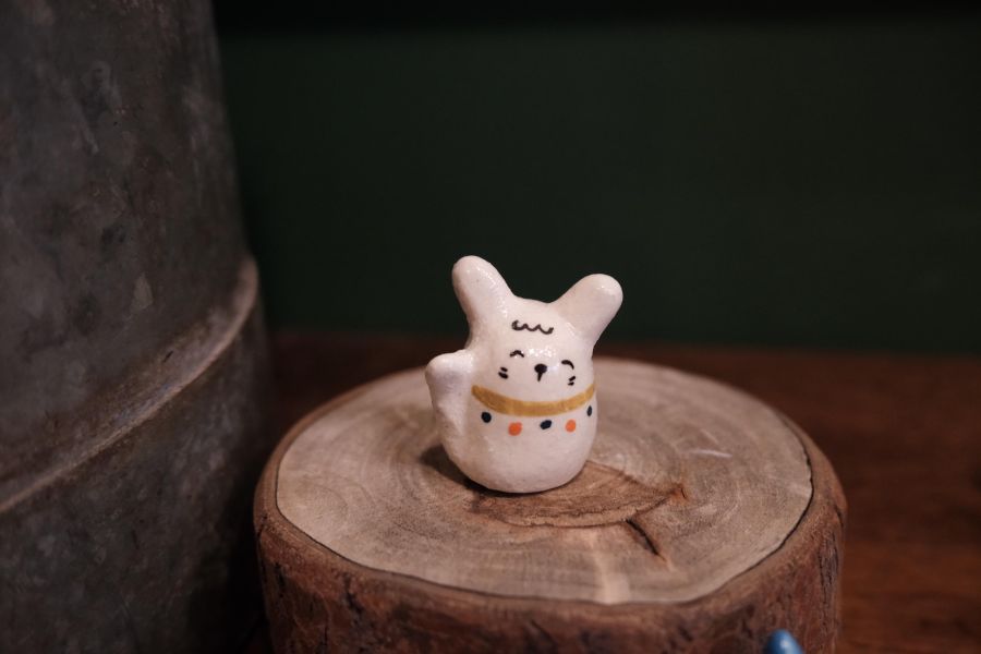 kis room 招財小動物系列 - 草食小動物 招財、招財貓、陶偶、手作、職人、藝術家、招財動物、發財、公仔、擺件、陶藝