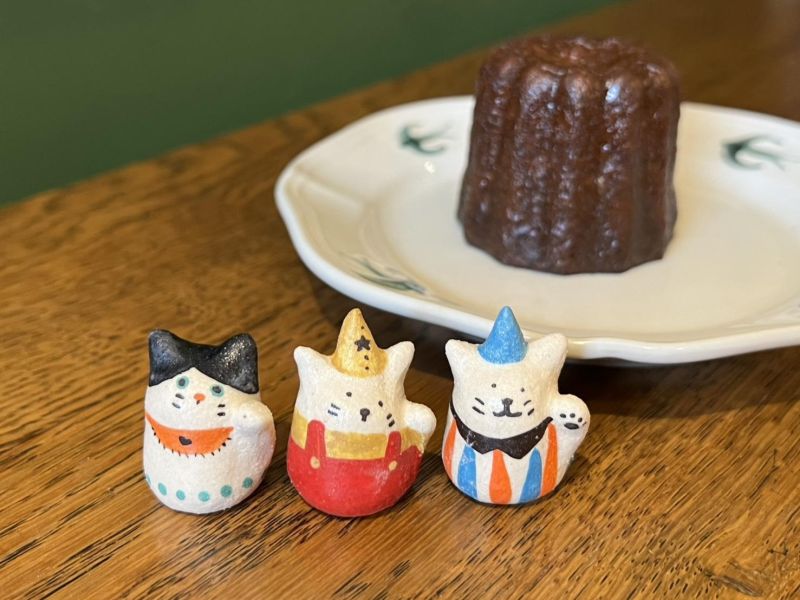 kis room 招財小動物系列 - 小貓咪 招財、招財貓、陶偶、手作、職人、藝術家、招財動物、發財、公仔、擺件、陶藝