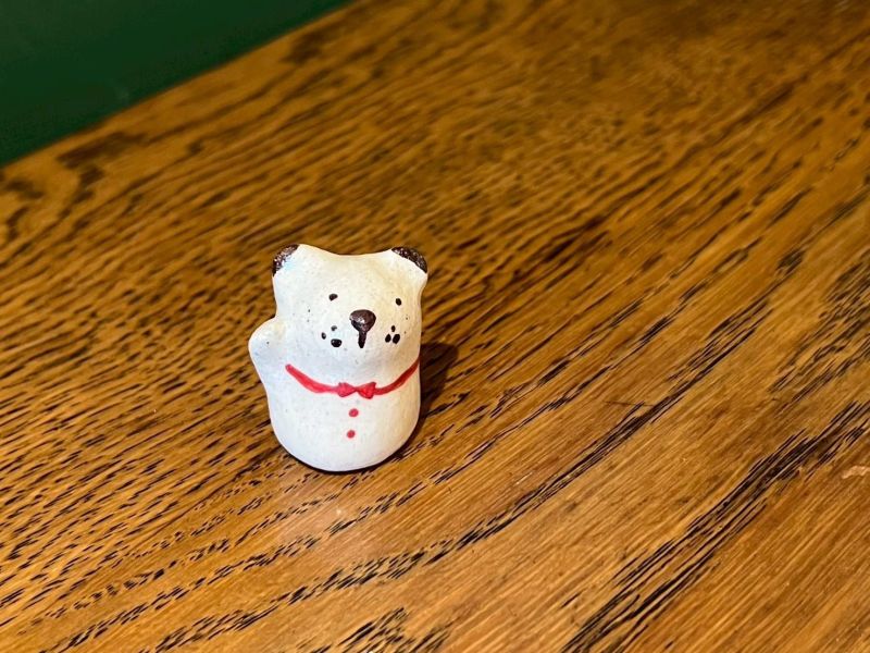 kis room 招財小動物系列 - 小熊 招財、招財貓、陶偶、手作、職人、藝術家、招財動物、發財、公仔、擺件、陶藝