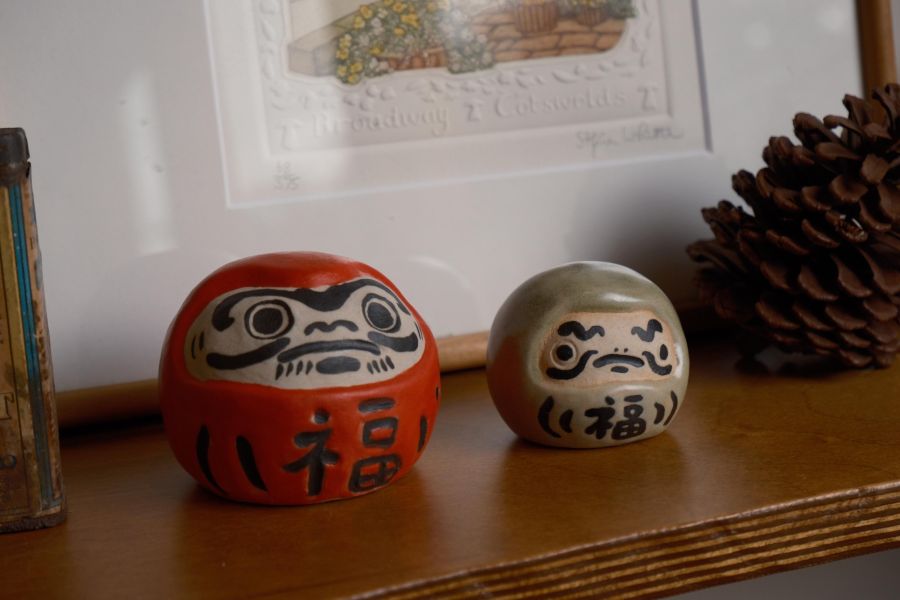 小滿作物-小滿大達摩 陶瓷達摩、達摩公仔、達摩擺飾、手工陶瓷達摩、送禮推薦、居家擺設、辦公桌擺飾、收藏擺件、禮品推薦、療癒小物