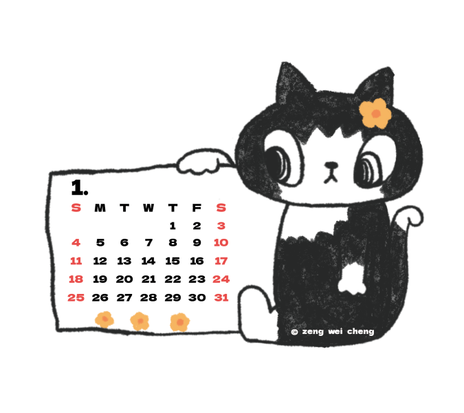 (特價中)曾偉誠zeng wei cheng-2026年曆小卡 曾偉誠、zeng wei cheng、曾偉誠作品、曾偉誠陶藝、曾偉誠公仔、曾偉誠插畫、曾偉誠藝術、阿諾貓咪