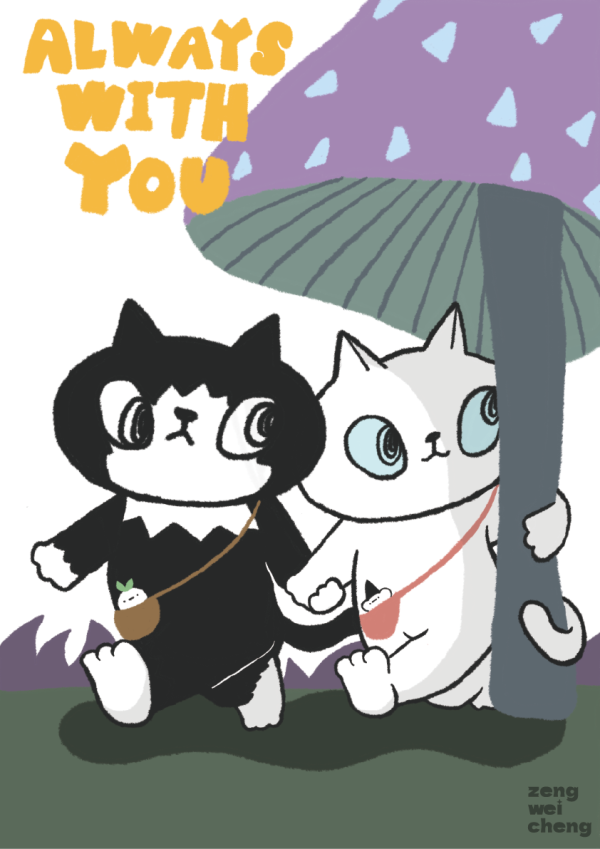 曾偉誠zeng wei cheng-always with you 海報 曾偉誠、zeng wei cheng、曾偉誠作品、曾偉誠陶藝、曾偉誠公仔、曾偉誠插畫、曾偉誠藝術、阿諾貓咪