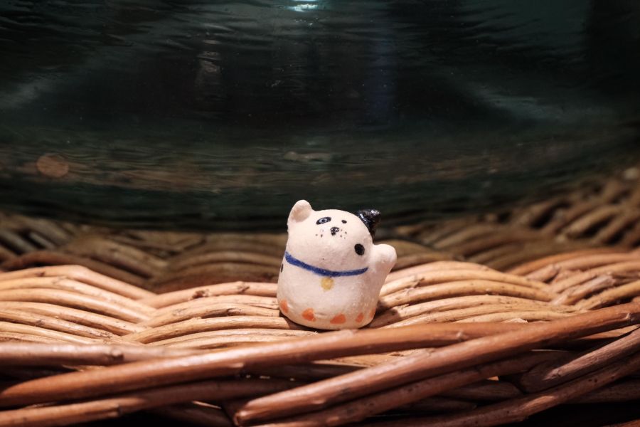 kis room 招財小動物系列 - 狗勾 招財、招財貓、陶偶、手作、職人、藝術家、招財動物、發財、公仔、擺件、陶藝