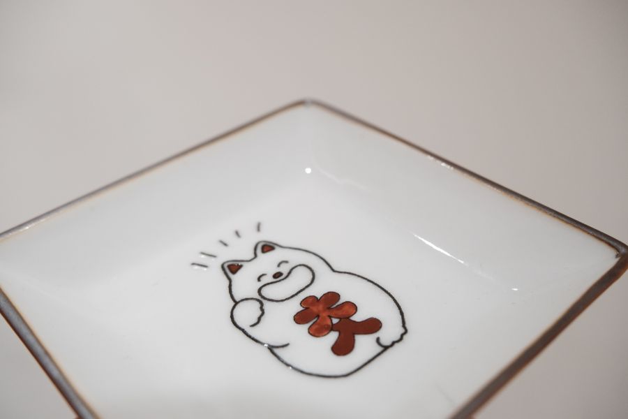 ONC PRODUCT-招財貓小碟子 