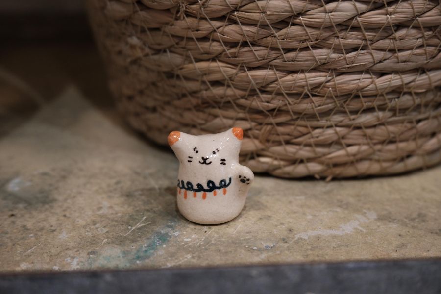 kis room 招財小動物系列 - 貓咪 招財、招財貓、陶偶、手作、職人、藝術家、招財動物、發財、公仔、擺件、陶藝