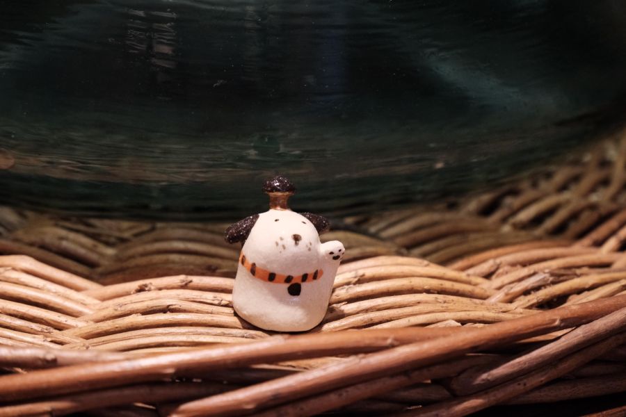 kis room 招財小動物系列 - 狗勾 招財、招財貓、陶偶、手作、職人、藝術家、招財動物、發財、公仔、擺件、陶藝