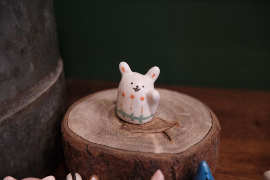 kis room 招財小動物系列 - 草食小動物 招財、招財貓、陶偶、手作、職人、藝術家、招財動物、發財、公仔、擺件、陶藝