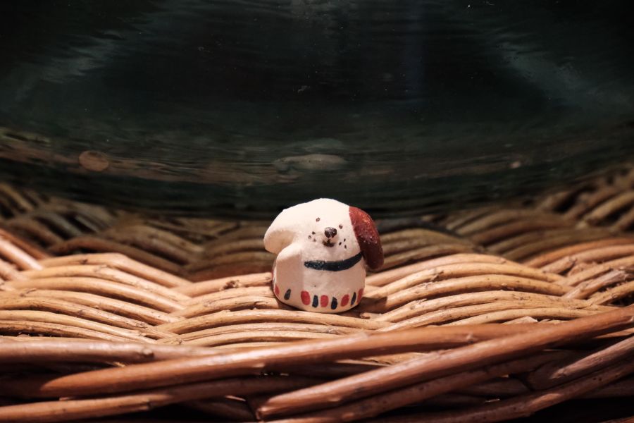 kis room 招財小動物系列 - 狗勾 招財、招財貓、陶偶、手作、職人、藝術家、招財動物、發財、公仔、擺件、陶藝