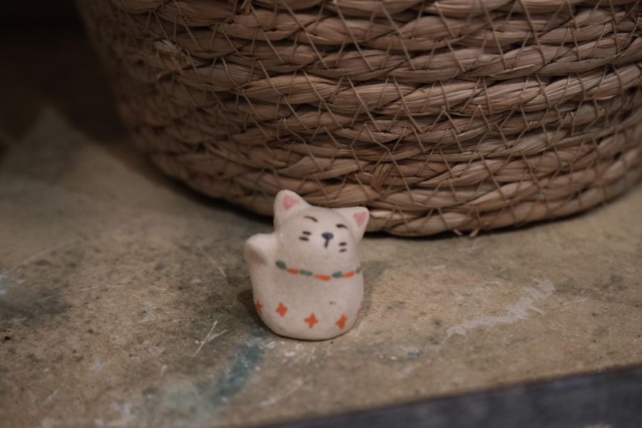 kis room 招財小動物系列 - 貓咪 招財、招財貓、陶偶、手作、職人、藝術家、招財動物、發財、公仔、擺件、陶藝