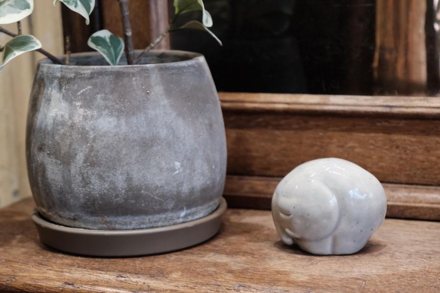 小滿作物-吉祥小象 陶瓷招財貓、招財貓擺飾、手工陶瓷招財貓、招財貓公仔、開運招財貓、招財貓禮品、日式招財貓、招財貓收藏、招財貓裝飾品、陶瓷吉祥物