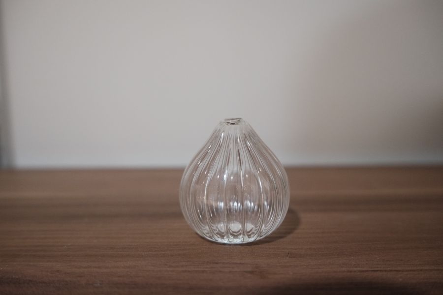 光行硝子企画- 玻璃紋路小花瓶 
