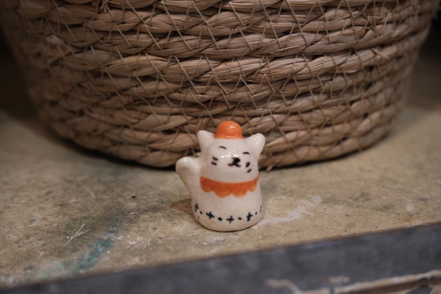 kis room 招財小動物系列 - 貓咪 招財、招財貓、陶偶、手作、職人、藝術家、招財動物、發財、公仔、擺件、陶藝