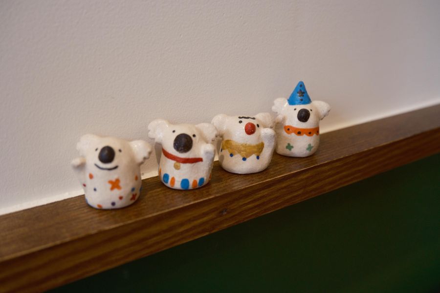 kis room 招財小動物系列 - 無尾熊 招財、招財貓、陶偶、手作、職人、藝術家、招財動物、發財、公仔、擺件、陶藝