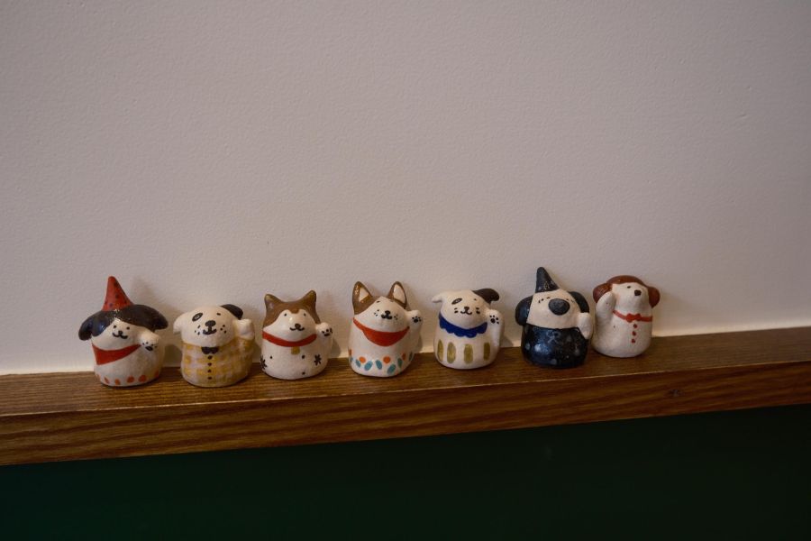 kis room 招財小動物系列 - 狗勾 招財、招財貓、陶偶、手作、職人、藝術家、招財動物、發財、公仔、擺件、陶藝